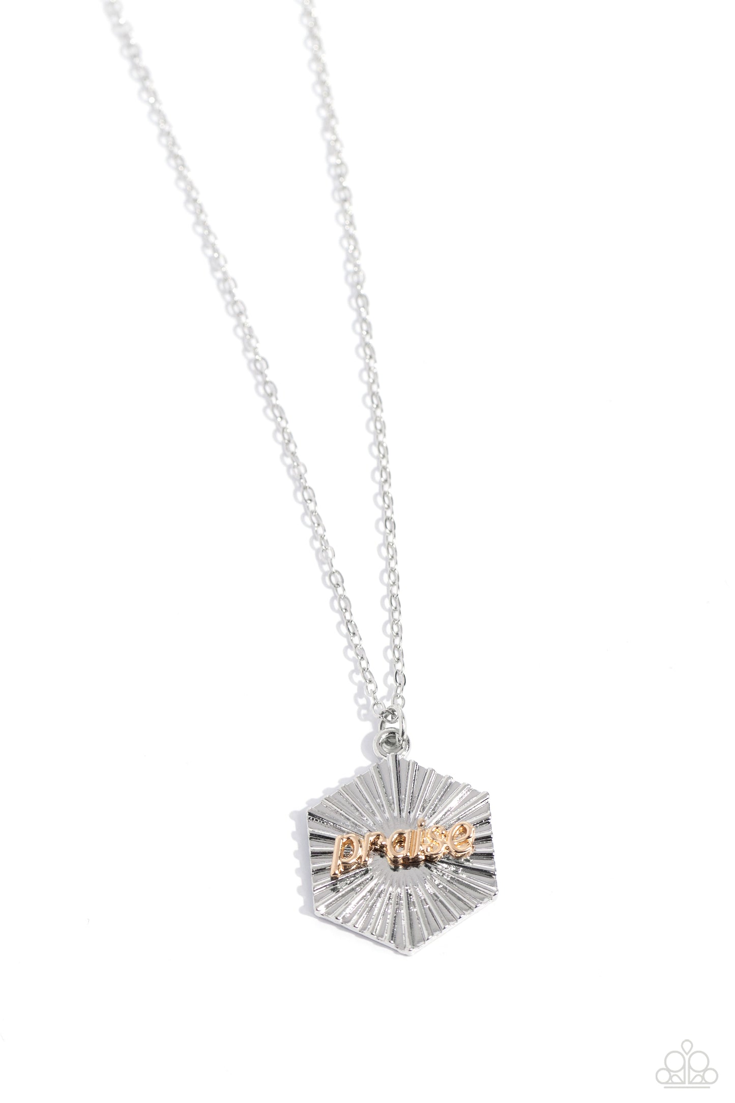 Paparazzi Turn of PRAISE - Silver Necklace