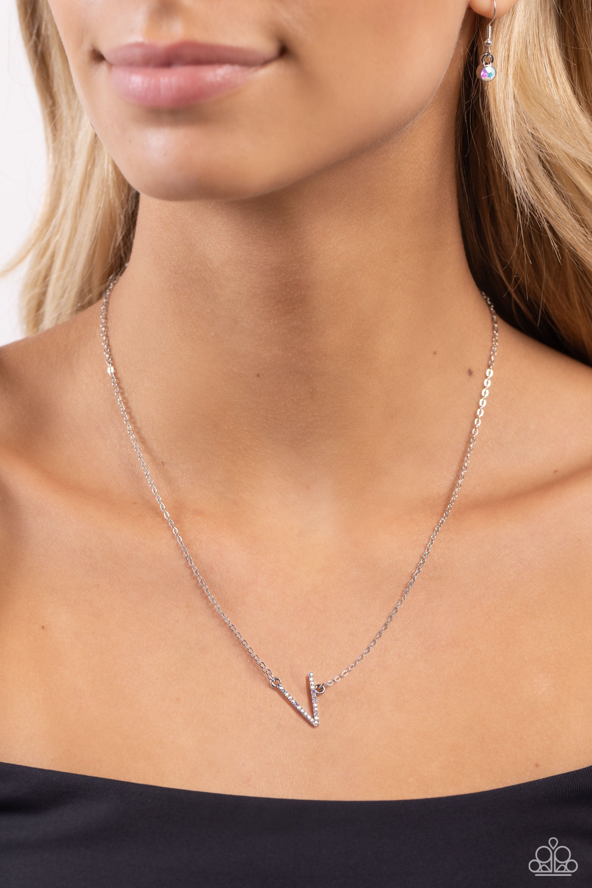 Paparazzi INITIALLY Yours - V - Multi Necklace ♦ GlaMarous Titi Jewels