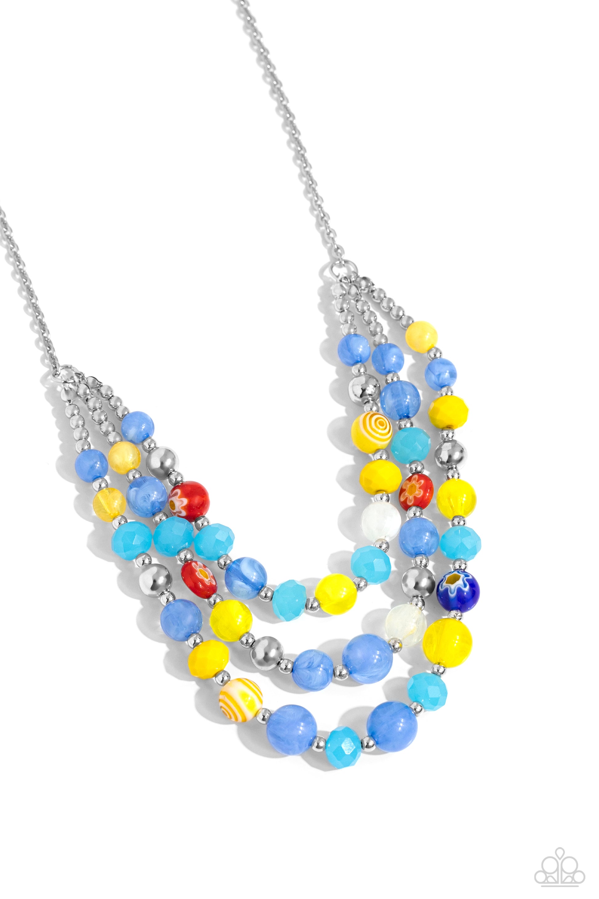 Paparazzi Summer Scope - Blue Necklace