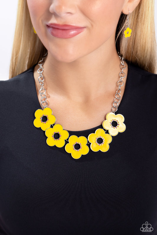 Paparazzi Cartoon Couture - Yellow Necklace