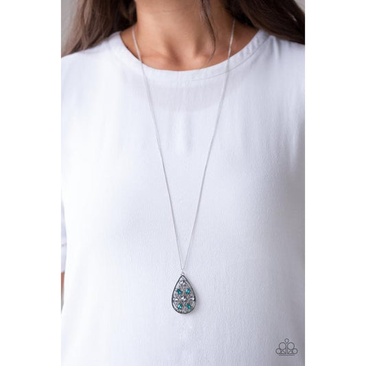 Gala Glimmer - Multi Rhinestone Necklace - Paparazzi Accessories - GlaMarous Titi Jewels