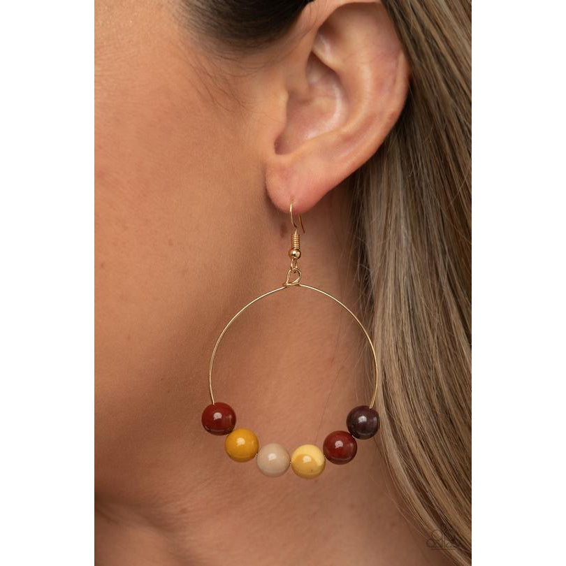 Let It Slide - Multi Earrings - Paparazzi Accessories - GlaMarous Titi Jewels