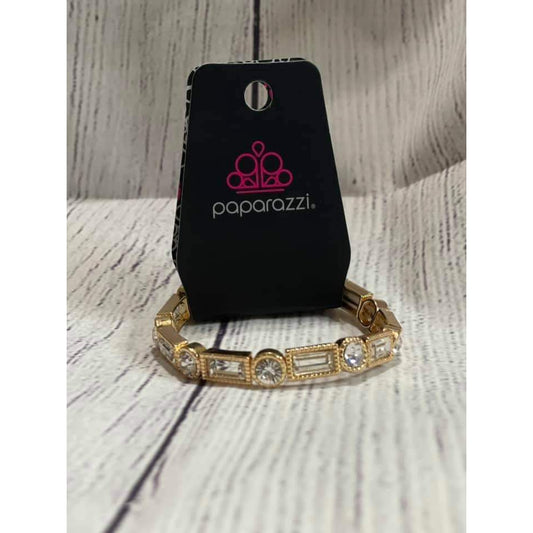 Classic Couture - Gold Bracelet - Paparazzi Accessories - GlaMarous Titi Jewels